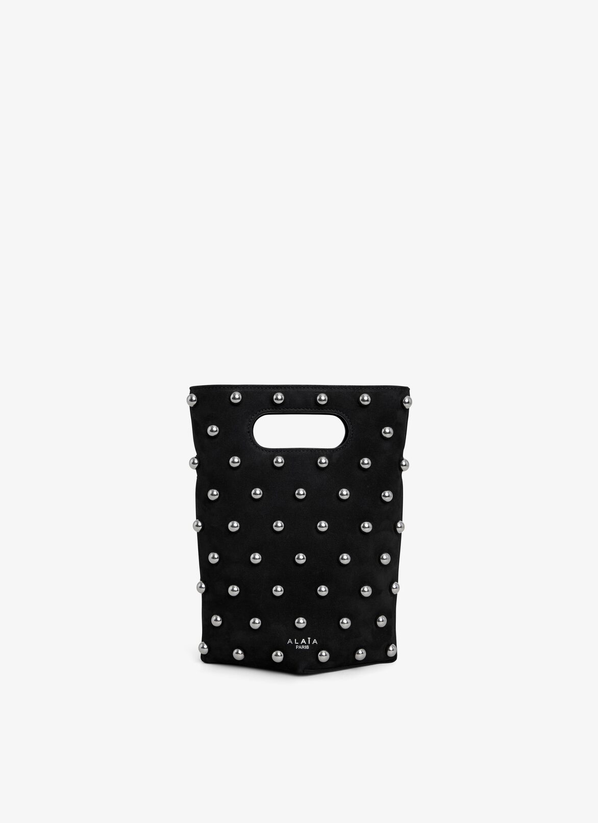 FOLDED SMALL BAG IN CALFSKIN ALAÏA BLACK FOLDED SMALL BAG IN CALFSKIN